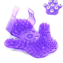 Luva de massagem profunda para tecidos, reduz a fadiga, massageador multifuncional com rolo de 360 graus para spa doméstico (metal, PVC) para festas