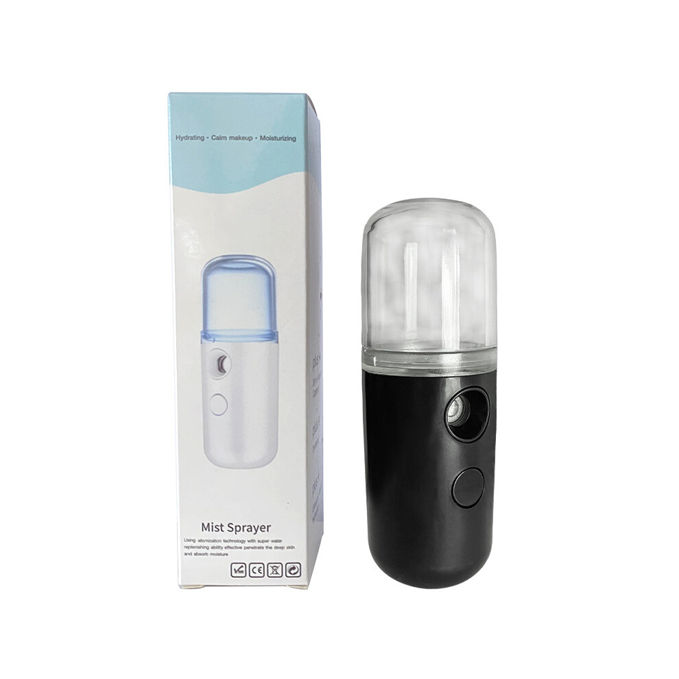Hydration Refreshing Facial Sprayer, Ultrasonic Nano Technology For Deep Cleansing, Handy Facial Sprayer With 30Ml Storage, Portable Mini Cool Face M