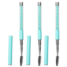 Øjenvippebørste med ergonomisk håndtag, mascara-spoolies til naturligt og krøllet øjenvippelook til Halloween-fester til natklubber til daglig