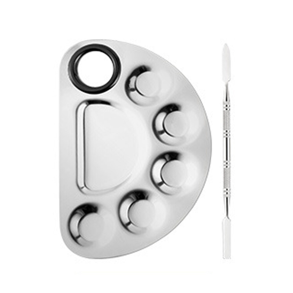 Depotting Spatula Set, For Your Professional Makeup Spatula Tool, Enhance Your Beauty Routine With A Textured Handle Grip And Easy To Clean Stainless