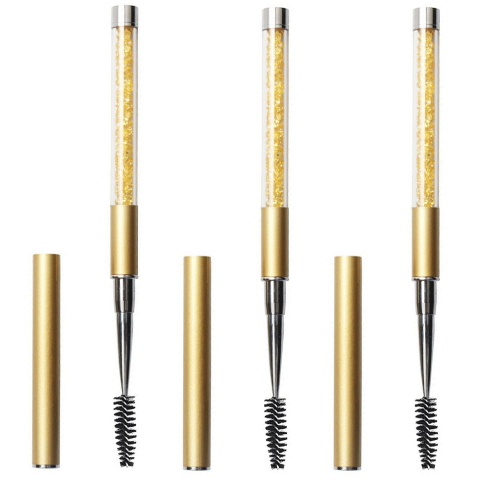 Eyelash Brush With Ergonomic Handle, Mascara Spoolies For Natural And Curly Eyelash Look For Halloween Parties For Nightclubs For Daily Use