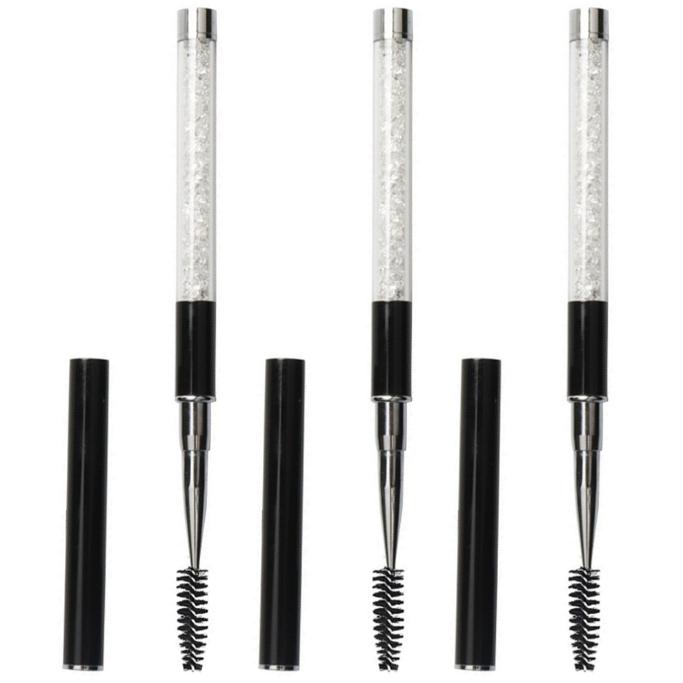 Eyelash Brush With Ergonomic Handle, Mascara Spoolies For Natural And Curly Eyelash Look For Halloween Parties For Nightclubs For Daily Use