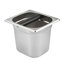 Stainless Steel Coffee Slag Bucket For Cafe And Home Use Model 2, Countertop Coffee Waste Disposal Container