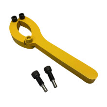 2 Jaw Adjustable Wrench For Hydraulic Cylinder With Handle Steel Tool Industrial Grade