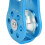 20kN Aluminum Micro Fixed Side Climbing Pulley, Blue, 8.2cm 9