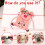 24pcs Luck Pig Greeting Cards for Patrick's Day Celebration 5