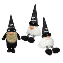 Unique Gnomes Sculpture Display Ornament Cool Leather Shade