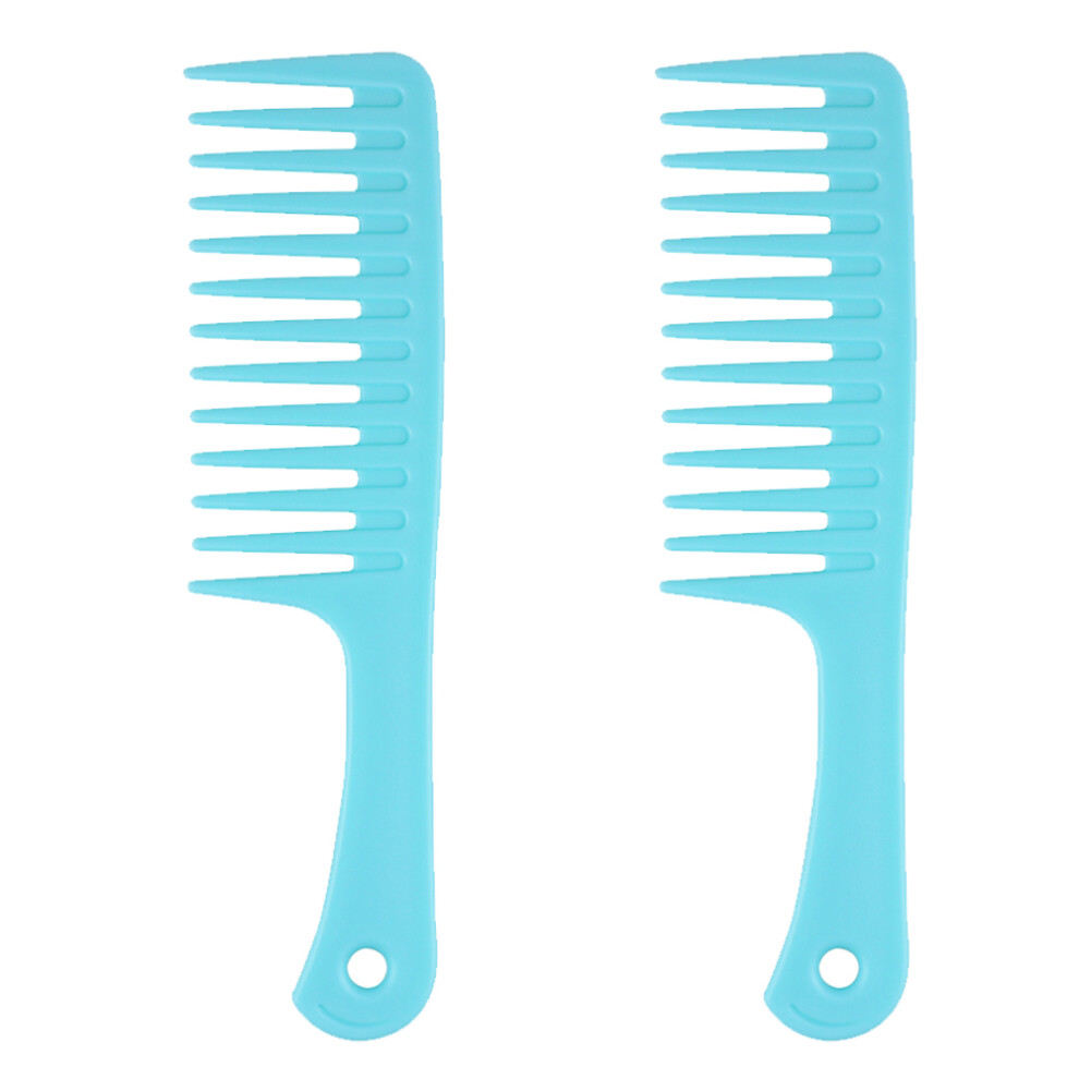 Unisex Ionic Detangler Tool, Wide Tooth Comb For Curly Hair, Anti-Static Durable Plastic Comb, Ensuring Comfortable Grip And Painless Detangling, Ideal For