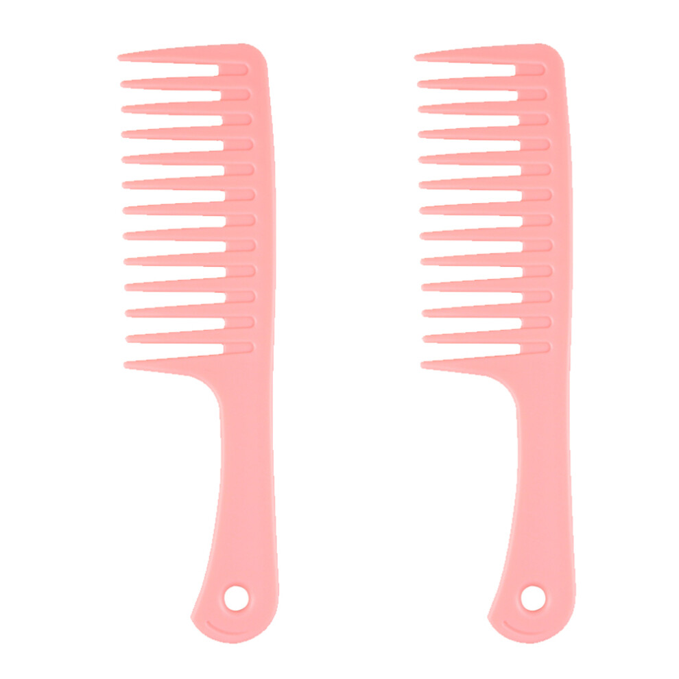 Unisex Ionic Detangler Tool, Wide Tooth Comb For Curly Hair, Anti-Static Durable Plastic Comb, Ensuring Comfortable Grip And Painless Detangling, Ideal For