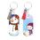 100pcs Keychain Making Set with Blank Plates and Tasselss 4