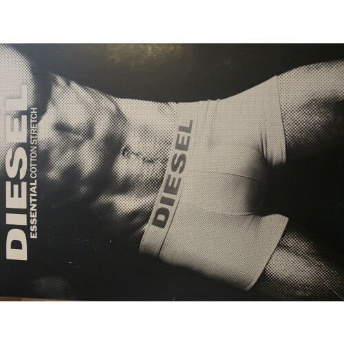 Diesel DIESEL MEN'S COTTON STRETCH BOXER TRUNK SIZE XL 2