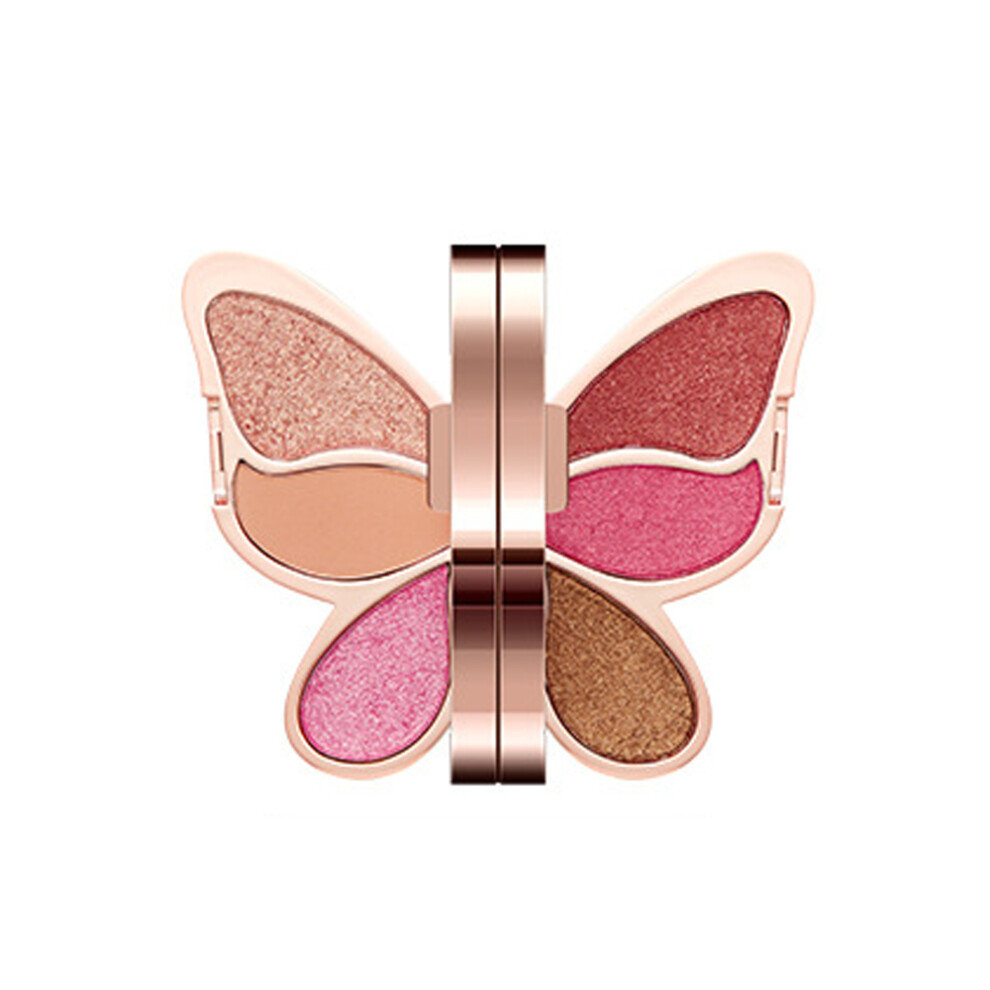 6 Colors Eyeshadow Palette, Velvety Smooth Textured Nude Shimmer With Ultra Blendable Pigments, Wide Application For Parties, Makeup Shows, Live Perf