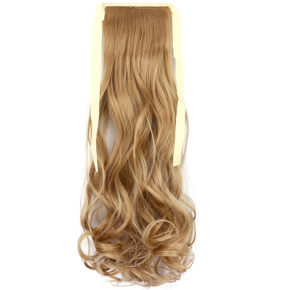 Unisex Instant Hairstyle Upgrade, Long Curly Ponytail Extension For Women, Stylish Synthetic Hairpiece With Comfortable Claw Clip For Halloween Parties