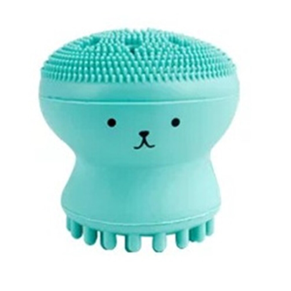 Silicone Facial Cleansing Brush Gentle On Skin, Portable Size For Exfoliating And Foaming Function For Halloween Parties For Nightclubs For Daily Use