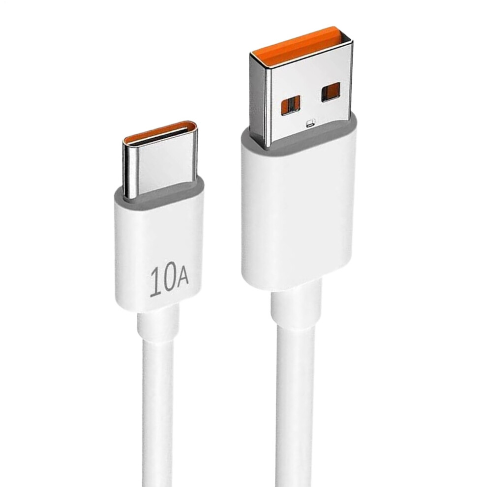 Fast Charging Cable Durable Usba To Usbc 1M Typec Fast Charge Cord For Data Transfer Home Office Car White 9187378877470