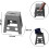 Large Folding Plastic AntiSlip One Step Stool For Kitchen, Bathroom, Toilet, Caravan Foldable With Carry Handle Black 5