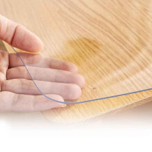 Clear Plastic Tablecloth Protector Transparent Vinyl Table Cover 2mm Thick Heavy Duty Multisize 80x180/80x200/90x150cm