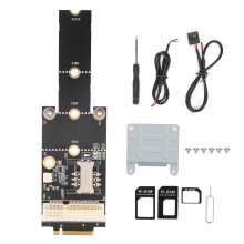 M.2 To PCIe Adapter For Laptop Internal Expansion WiFi Bluetooth Card Converter With Mini PCI-E Slot Support NGFF Key E Card Compatibility High Speed
