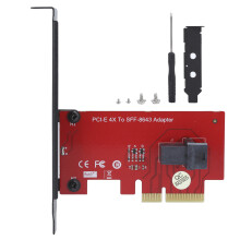 Placă de expansiune cu interfață SFF-8612, protocol NVMe la adaptor PCI-E4X, timpi de pornire rapizi, compatibilitate cu versiunea UEFI, pentru