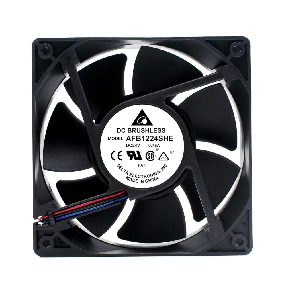 Afb1224she 24V Dc Cooling Fan 0.75A 12 Cm 12038 Inverter Fan For Afb1224she 9199774619714