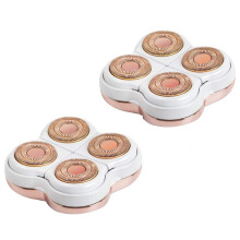 Sensitive Skin Friendly, Rechargeable Lithium-Ion Battery Empowers Your Electric Razor, Replacement Head for Ladies Hair Remover with Floating Cutter