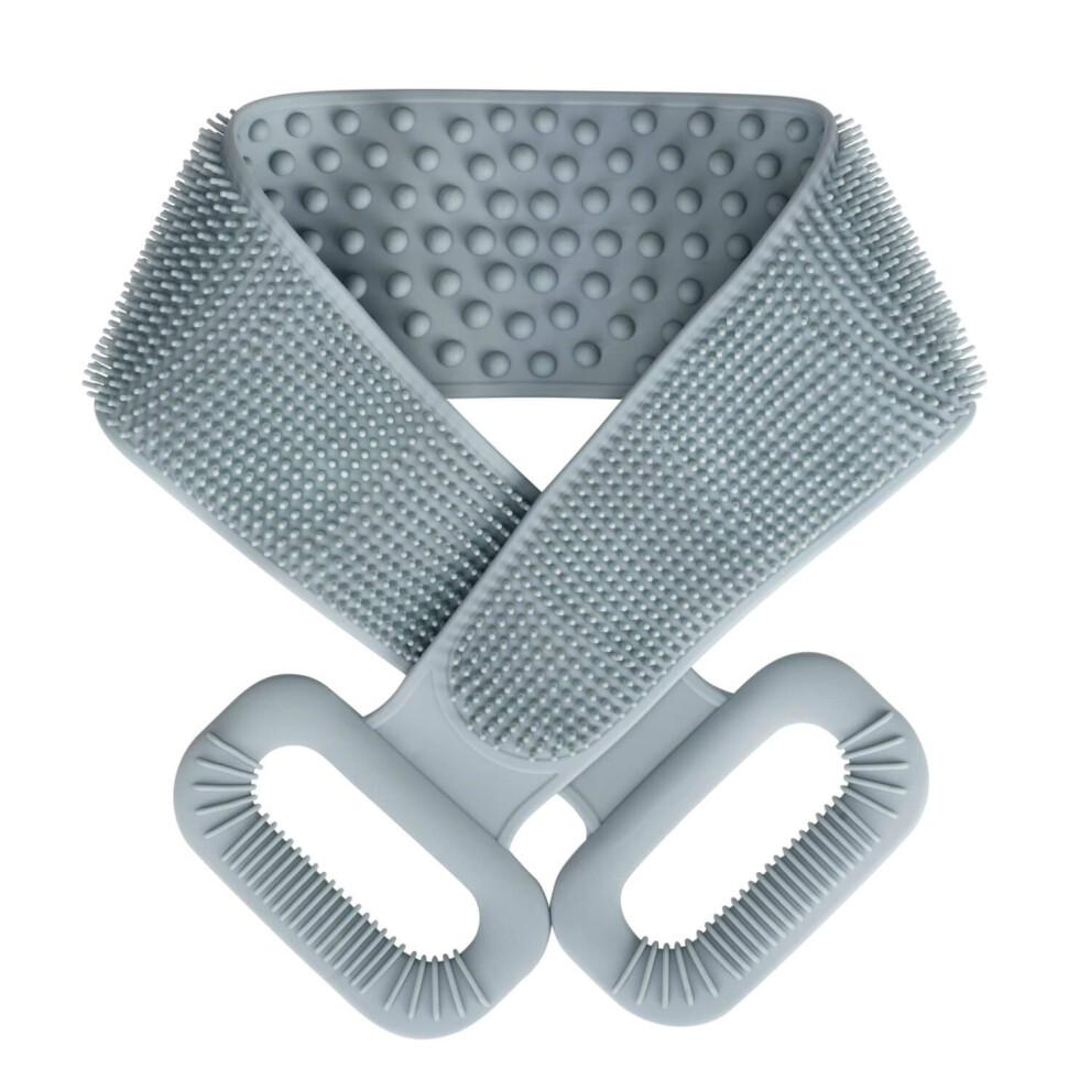 Ideal for All Skin Types, Silicone Body Back Scrubber Provides Easy to Clean and Gentle Exfoliation, Food-grade Silicone Construction Ensures Hygiene