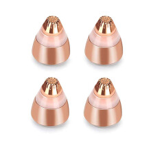 18 karat gullbelagt, vanntett design: Erstatningshoder for øyenbrynshårfjerneren, sikker og smertefri bruk, avtakbar for enkel rengjøring,