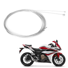 Universal Aluminum Alloy Motorcycle Brake Cable Kit, Fits Most Models, Quick Tool Install