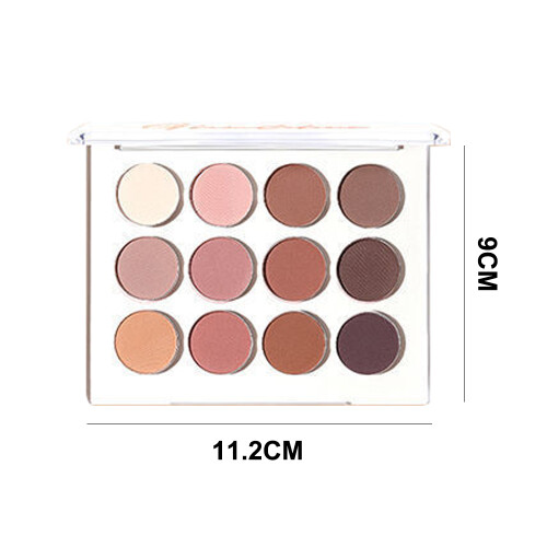 Παλέτες σκιών ματιών Nude για έντονη χρωματική απόδοση, μακράς διαρκείας λαμπερά 1