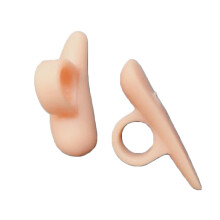 Ceartaitheoir Glóthach Scaipthe Ladhar, Athúsáid Nite le Laghdú Brú, Glóthach Silicone Préimhe le haghaidh Chompord Silicone Bog, Líonann