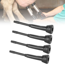 Milking Machine Liners 4PCS Black Rubber for Goat 00U Teat Cup Accessories