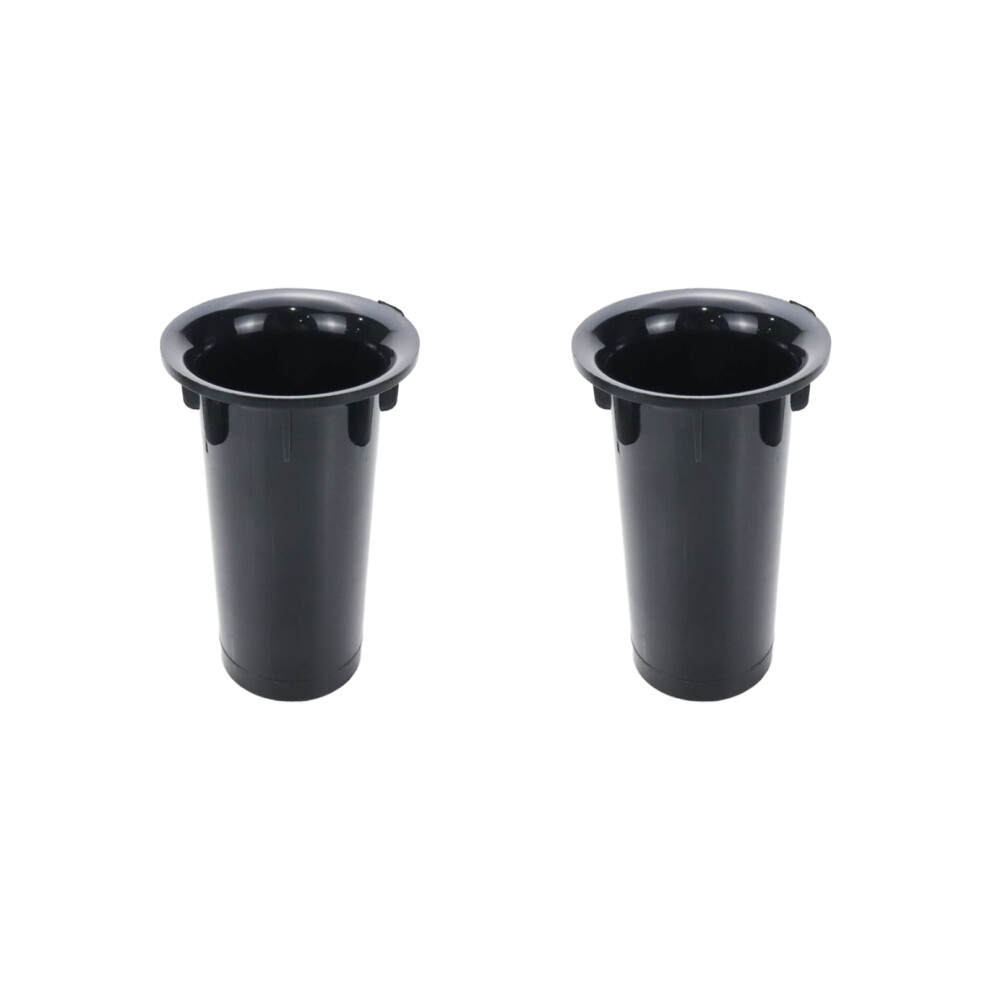 2Pcs Abs Speaker Port Tubes For Cabinet, Bass Reflex Port For Enhanced Bass Response Diy Upgrade Black 9094768873014