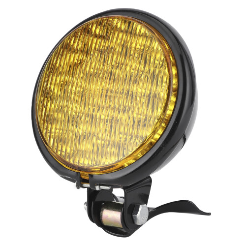 Προβολέας μοτοσικλέτας LED με διαφανή φακό PC, vintage στυλ, γενικής χρήσης, κατάλληλος 1