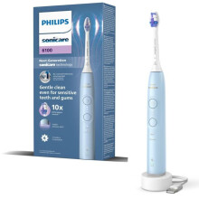 Spazzolino sonico - Philips - Sonicare 6100 HX7406/01 - Blu - Modalità di spazzolamento - Protezione gengive