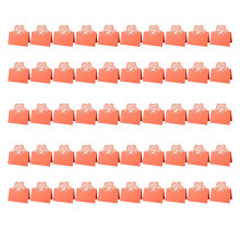 50Pcs Wedding Table Number Cards Table Seating Cards-Orange