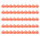 50Pcs Wedding Table Number Cards Table Seating Cards-Orange 1