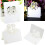 50Pcs Wedding Table Number Cards Table Seating Cards-Orange 2