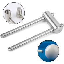 Billiard Cue Tip Press Tool Stainless Steel 14mm for Snooker and Pool Cues