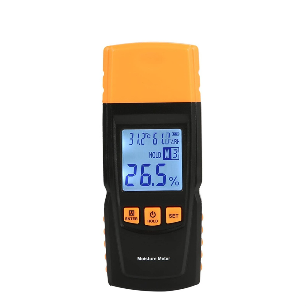 Wood Moisture Meter Pin Type Digital Tester With Precision And Backlit Display 9094768874387