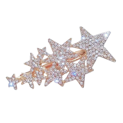 Μοδάτες Μπαρέτες Μαλλιών, Boho Crystal Star Καρφίτσες Μαλλιών, Προσθέστε μια Πινελιά