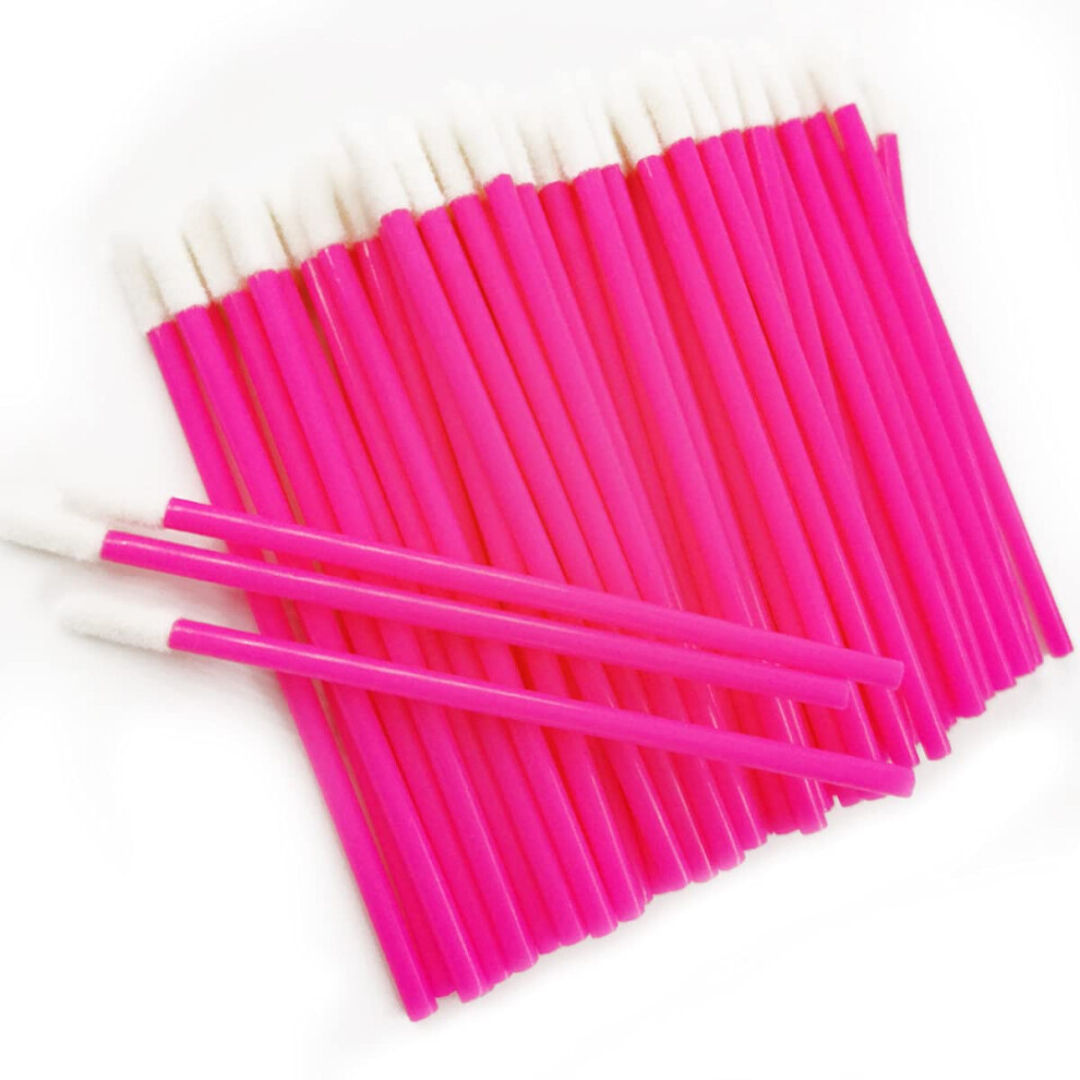 Versatile Makeup Applicators, Disposable Lip Brushes For Portable Hygienic Use, Soft Bristles Nylon Materials, Flocked Brush Lip Gloss Tester, Perfec