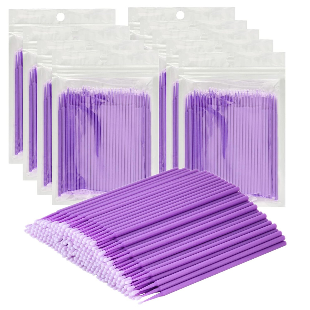Micro Cotton Swab Precision Set, Detail Handling With Hygienic Portable Brushes For Eyelash Extensions For Halloween Parties For Nightclubs