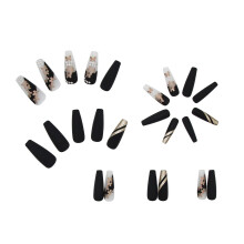 Vielseitige künstliche Fingernägel zum Selbermachen, glänzendes Acrylmaterial für einen ausdrucksstarken Stil – perfekt für Halloween-Partys,