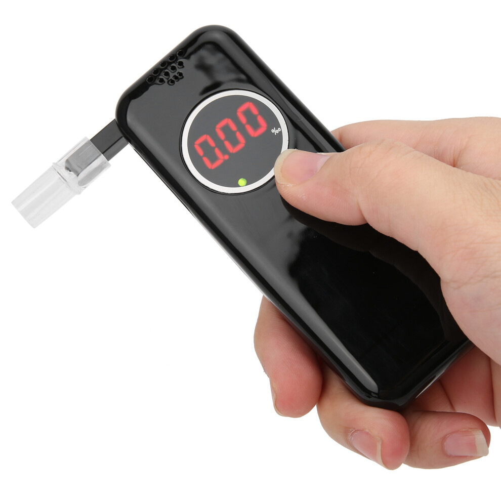 Compact Breath Tester With Sensitive Sensor Quick Response Black 4391379454812