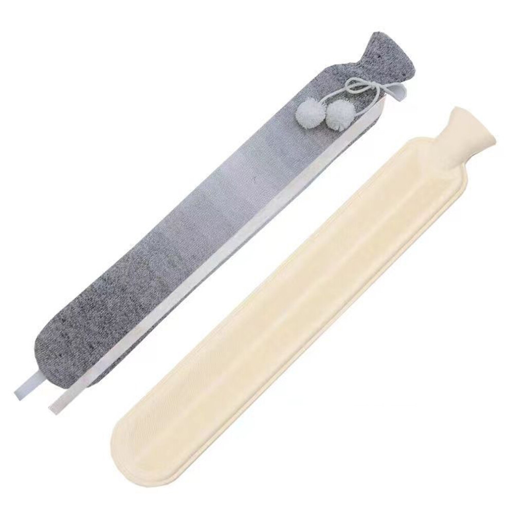 Energy-Saving Environmentally Friendly Safe No Leakage Rubber Hot Water Bag, Large Capacity Cold and Hot Dual-Use Maintains Temperature for At Least