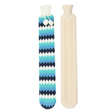 Botella térmica para aliviar el calor en la cintura, caucho natural puro con diseño de uso en múltiples escenarios. Funda de tejido de punto