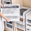 Folding Wardrobe Closet Organizers with Pull Out Drawer Function, Stackable Shelf Baskets Featuring Durable & Sturdy Construction, Foldable & 5
