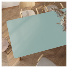 Leather Dinner Table Protector Pad NonSlip Waterproof OilProof Vinyl Fitted HeatResistant Cover Wipeable 80x140cm