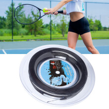 TS 4G Tennissaite 200m Schwarz Polyester Rolle – Kontrolle & Power