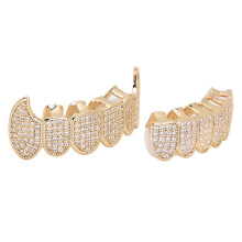 Hip Hop Teeth Bling Decoration Set for Halloween Performance and Parties